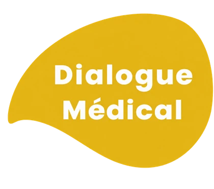 Dialogue Médical — bulle jaune